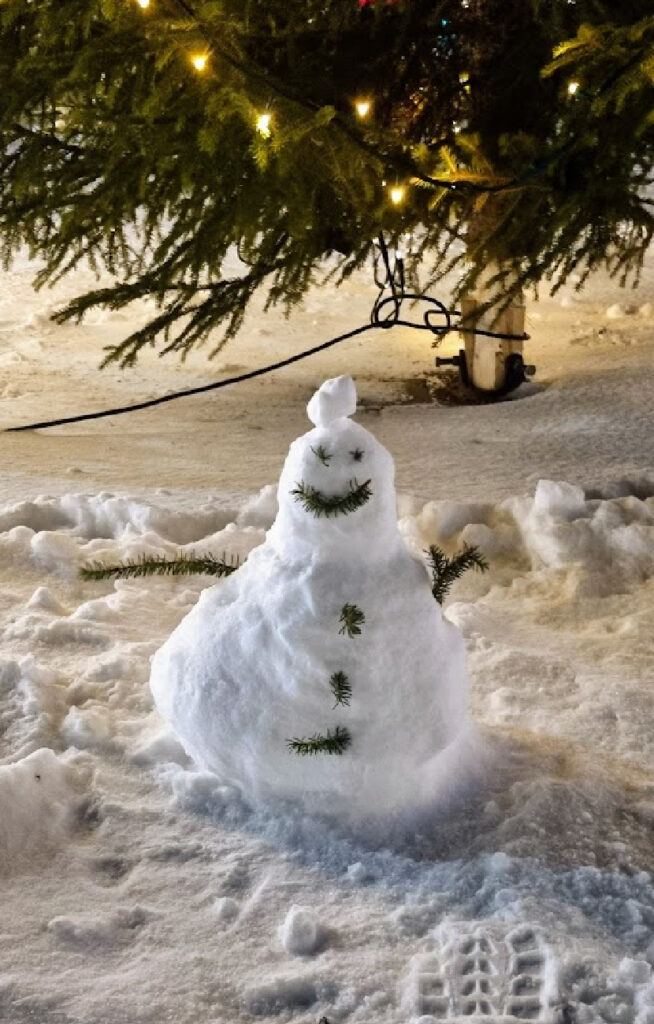 Japansk snømann i Tromsø