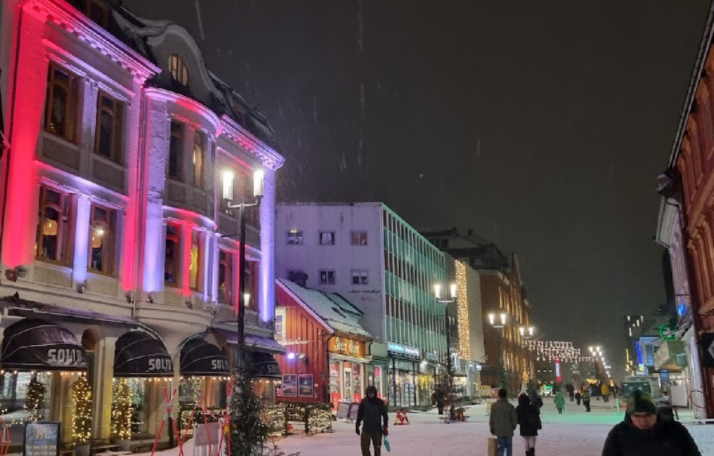 Storgata i Tromsø, vintervakker